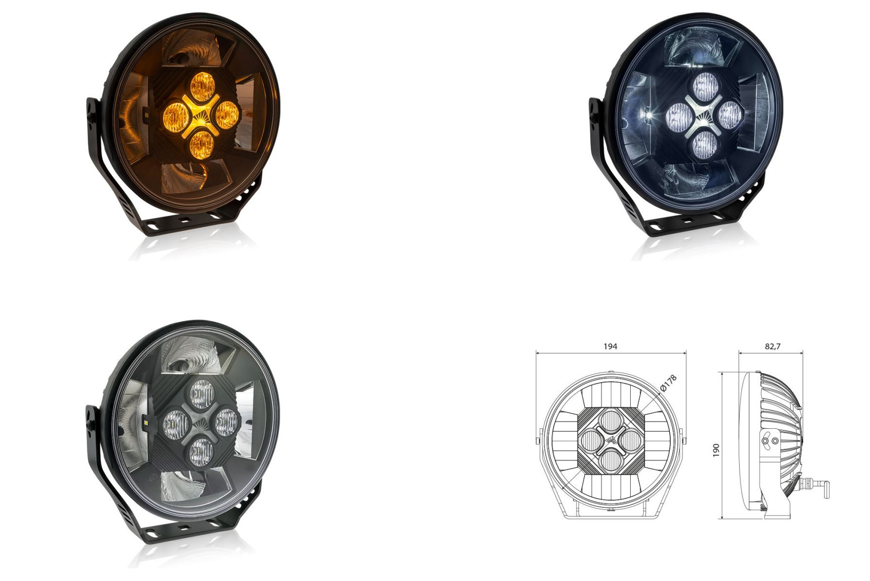 SE7EN LED, high beam 