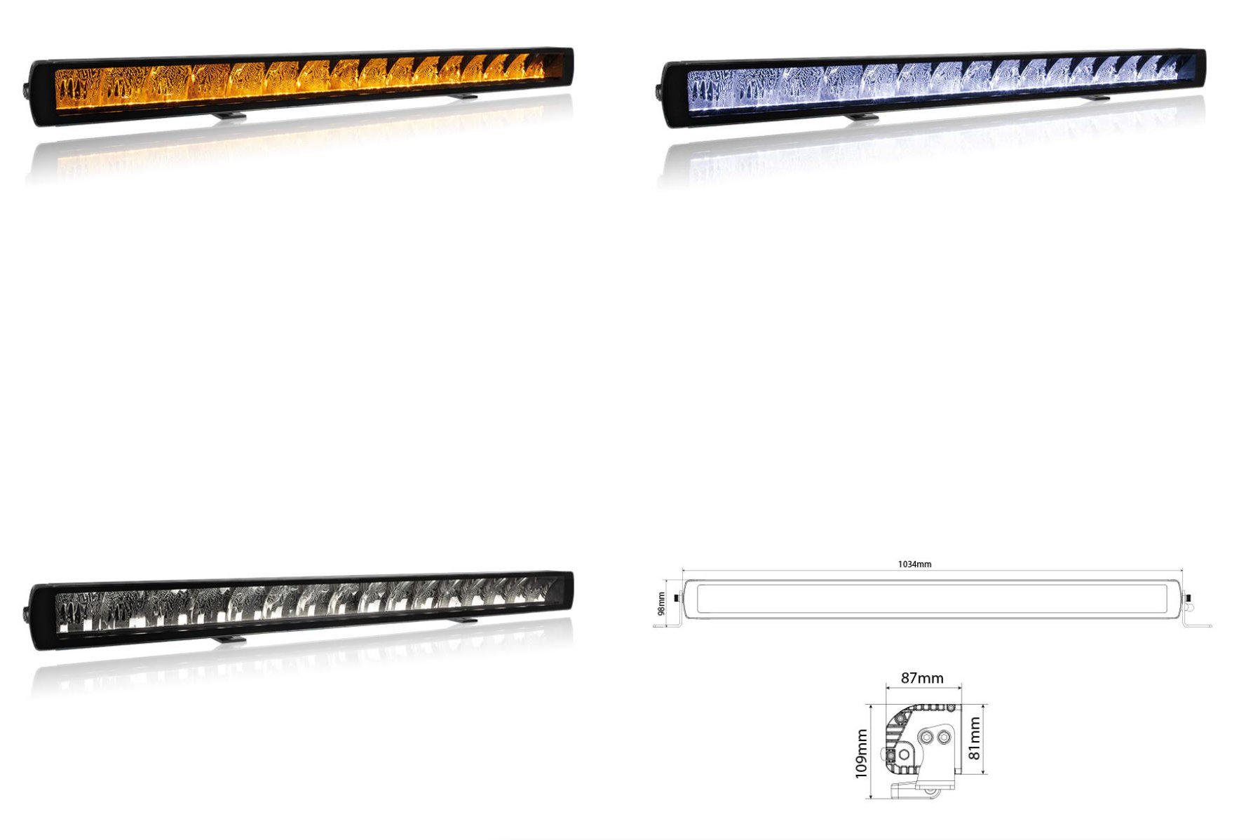 SAVAGE 40, LED bar, high beam 